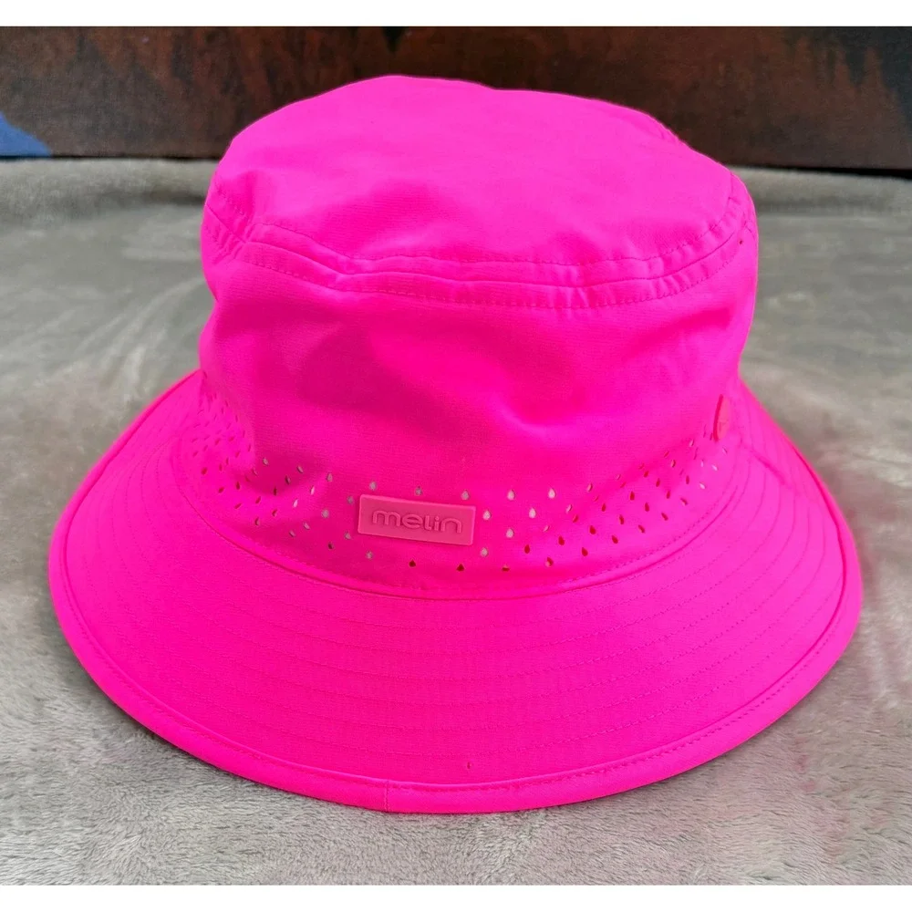 Melin Unisex Neon Collection Bucket Hat The Caddy Hydro Neon Pink OSFM